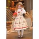 Miss Point Strawberry Pictorial Blouse Salopette JSK and One Piece(Reservation/2 Colours/Full Payment Without Shipping)